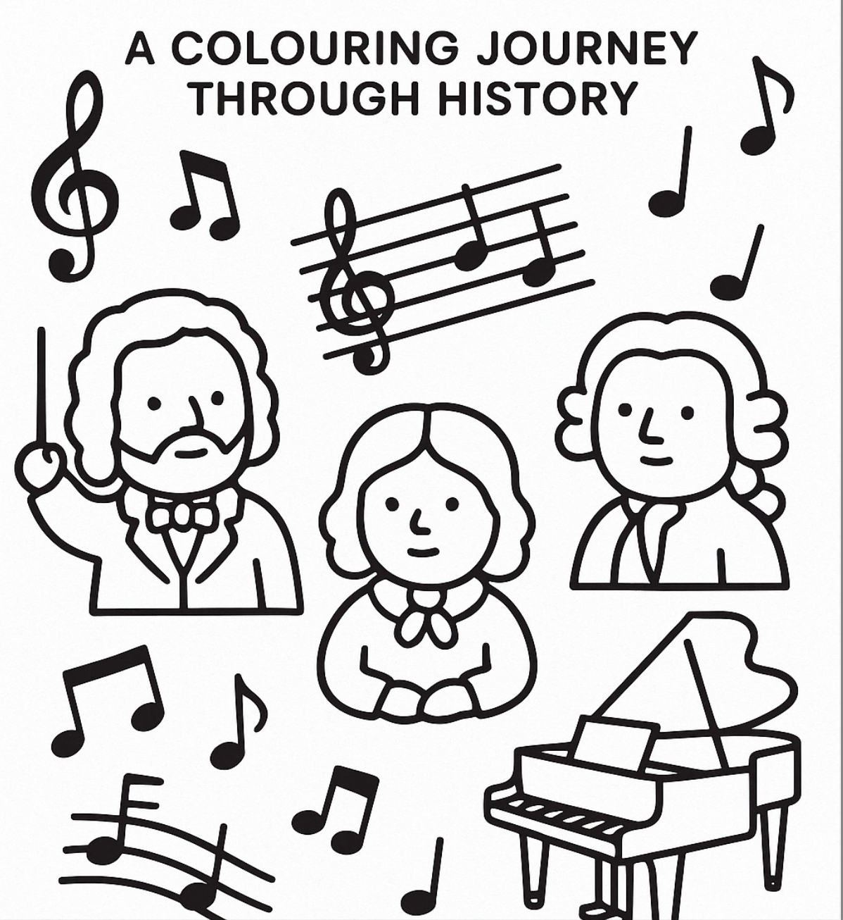 Composer Coloring Book