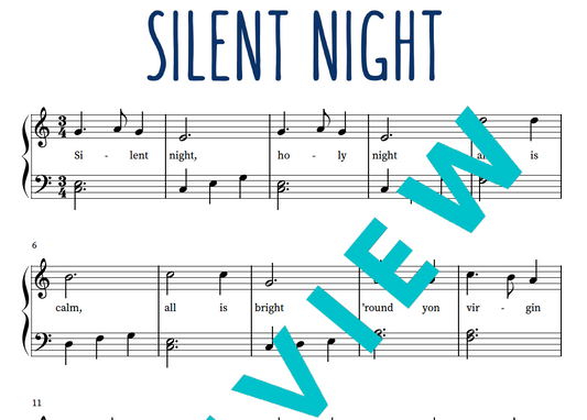 Silent Night (Digital Sheet Music Download)