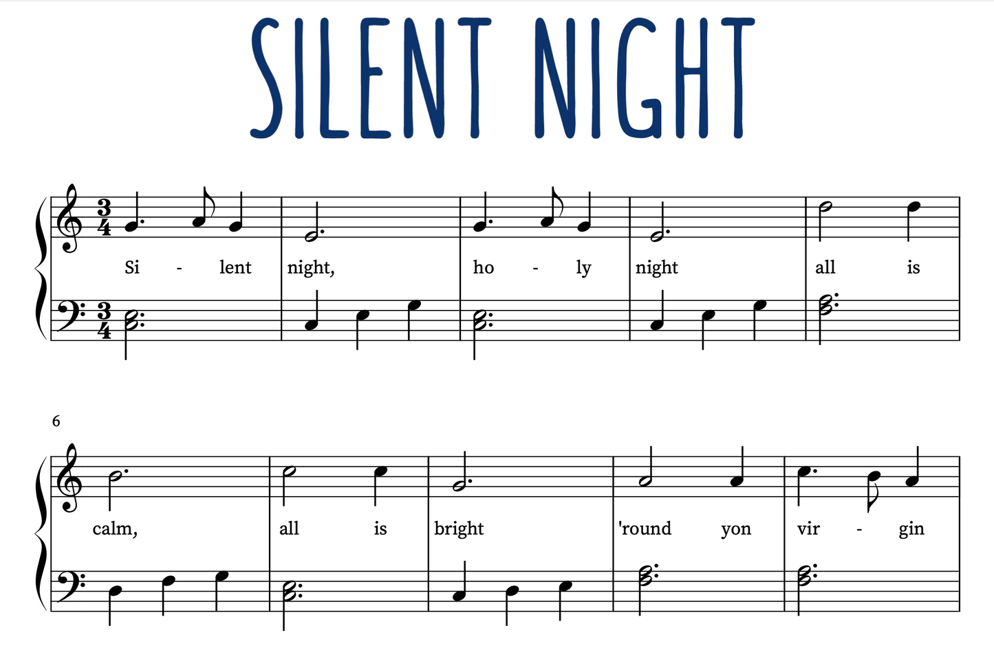 Silent Night Traditional