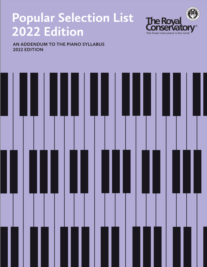 RCM Popular Piano Syllabus 2022